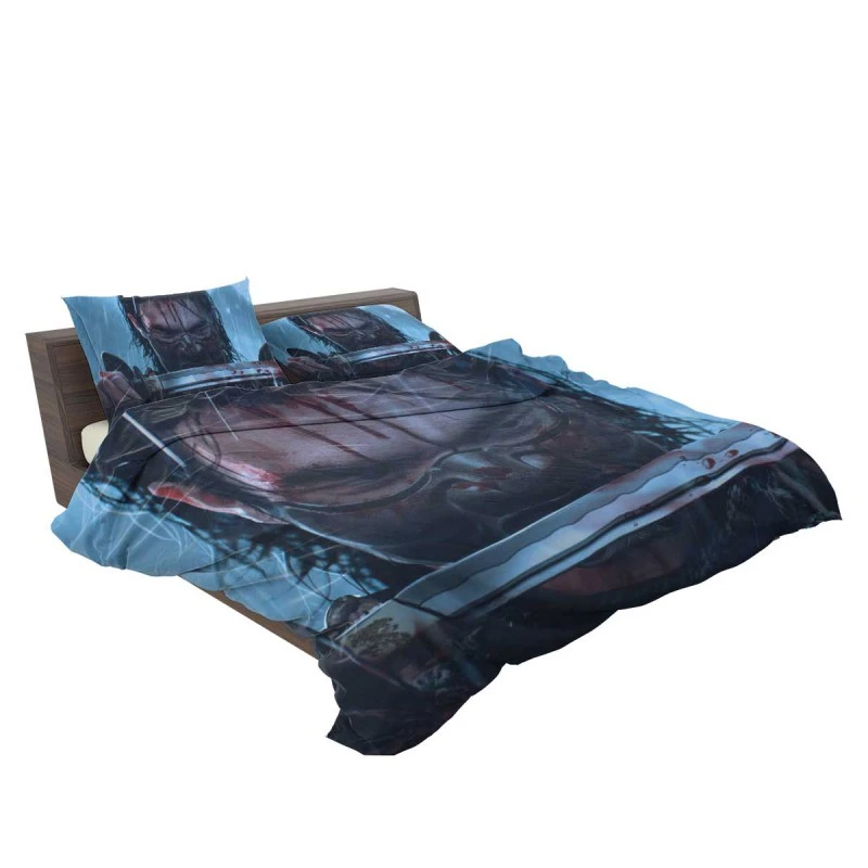 Ghost Of Tsushima Video Game Jin Sakai With Sword Bedding Set