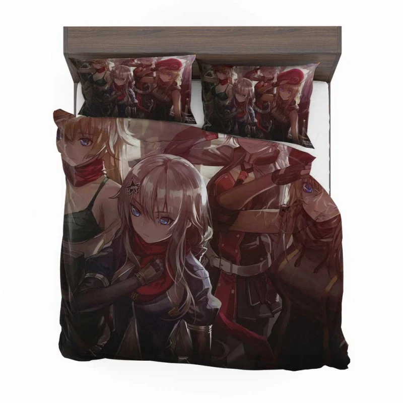 Girls Frontline Video Game Main Girls Bedding Set