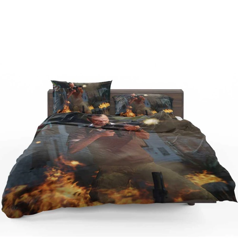 Grand Theft Auto V Video Game Trevor Shooting Bedding Set